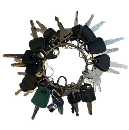 Set Of 14 Keys Heavy Equipment / Construction Ignition Key Set