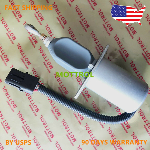 3935650 SA-4765-24 24V SOL22060 Fuel Shutdown Solenoid Valve FIT Cummins  6C 6CT 4B 4BT,24V,Daewoo Excavator
