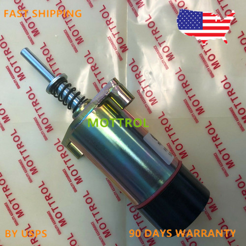 125-5774 fuel shutoff stop solenoid fits caterpillar cat 3306 3304 3406 3204 24V