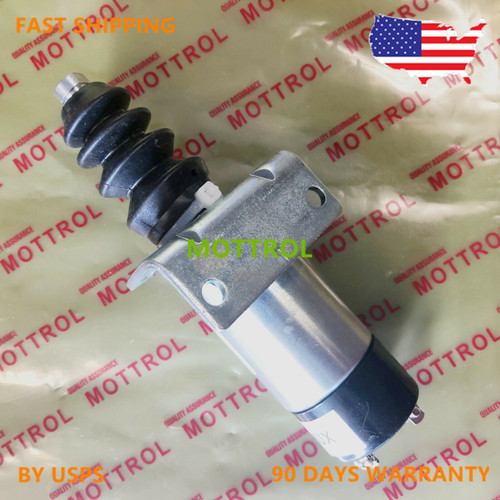 Shutdown Stop Shut Off Solenoid 1502-12C6U1B1S1 SA-3452-T Perkins 2848231 12V DC Shutdown Stop Shut Off Solenoid 1502-12C6U1B1S1 SA-3452-T Perkins 2848231 12V DC