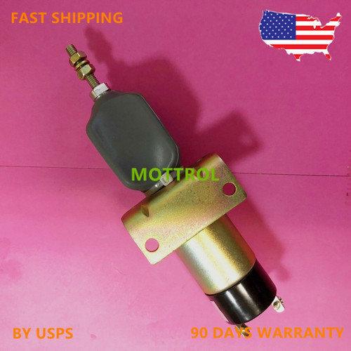 Shutoff Solenoid 1504-12C2U1B1S1 3 Terminal 12V for Woodward Synchro Start