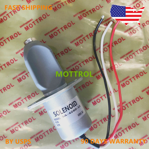 Stop solenoid 1700-1504 1751ES-12A6ULB1S5 Shutdown Engine for Woodward 12V