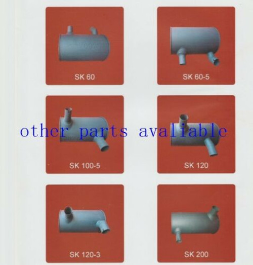 Sk120-5 Sk120Lc-5 Sk120 Mark V Muffler As Fits Kobelco Excavator Lp12P00003P1