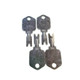 4 Pack  91033317 A214062 166 Ignition Key fits Clark Yale Hyster Komatsu Gradall Gehl Crown Forklift