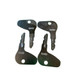 4 Pack H32412 32412 35260-31852 Ignition Keys Fits for Kubota   "L,G,M" Series Tractor Case & Mahindra Mitsubishi