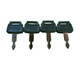 4 Pack 37# K250 Pm50S01001P1 Yn50S00029S001 2420Z1030D2 Keys For Kobelco Kawasaki Case Excavator Wheel Loader