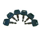 6 Pack 37# K250 Pm50S01001P1 Yn50S00029S001 2420Z1030D2 Keys For Kobelco Kawasaki Case Excavator Wheel Loader