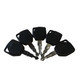 5 Pc Keys 81404 Fits Terex Keys, Fermac, Jcb Backhoe, Heavy Equipment Ignition