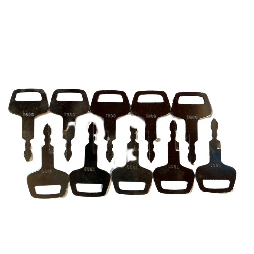 10 Pack 26322-42311 T800 Ingition Keys For Tcm Various Wheel Loaders ...