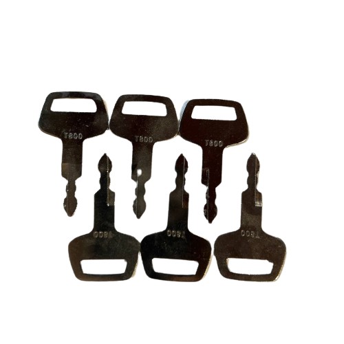 Loader Rim Key 6 Pack 26322-42311 T800 Ingition Keys For Tcm Various Wheel Loaders ...