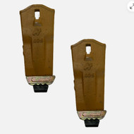 2 Pc 40S Digging Teeth With 40 Lk Tooth Locks Pn Teeth Pins