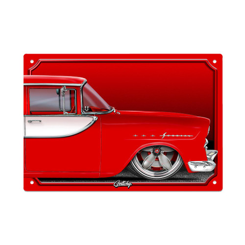 RED FB HOLDEN A4 TIN SIGNS