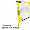 Maxi-Net Portable Tennis Net - Patented Oval Tube System