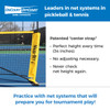 Maxi-Net Portable Tennis Net - Patented Oval Tube System