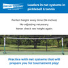 Roll-a-Net Portable Tennis Net - Patented Oval Tube System