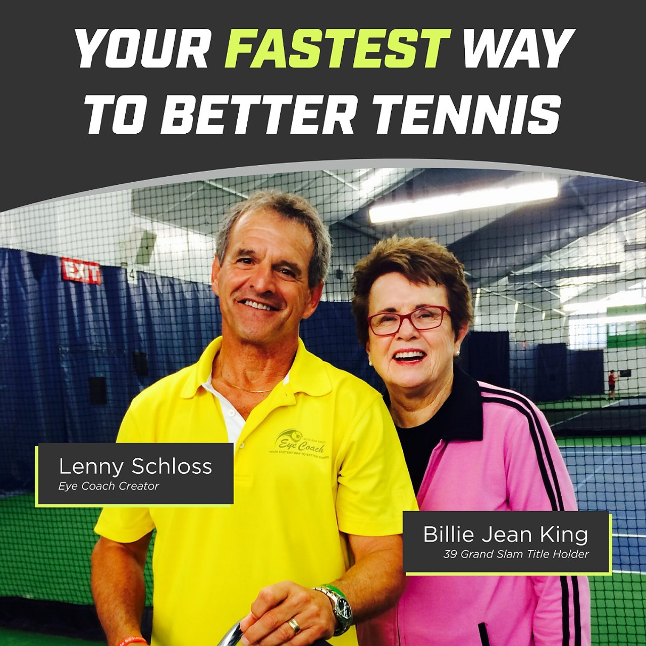 Billie Jean King's Eye Coach - Tennis Eye Trainer | OnCourt OffCourt