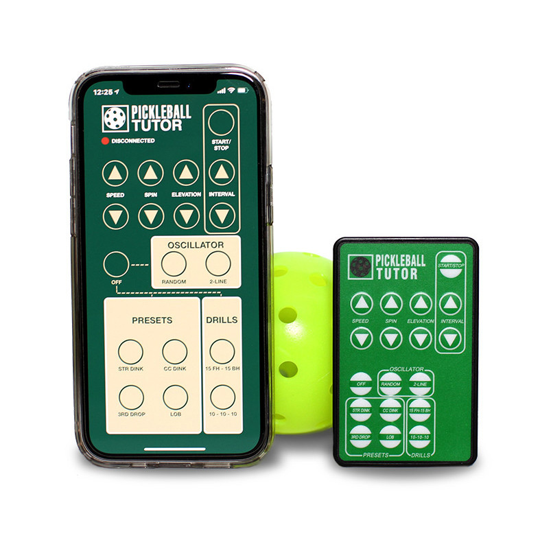 Pickleball Tutor Plus Ultra - 25 FREE OCOC Pickleballs with