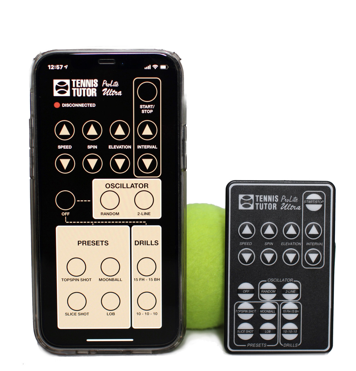 Tennis Ball Machine, Programmable Presets | OnCourt OffCourt