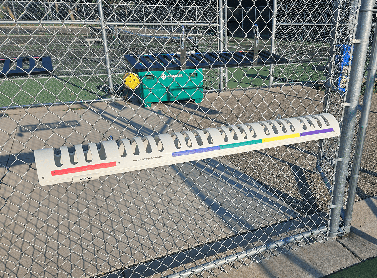 NEXTuP All-N-One PVC Paddle Rack Rotation System - OnCourt OffCourt