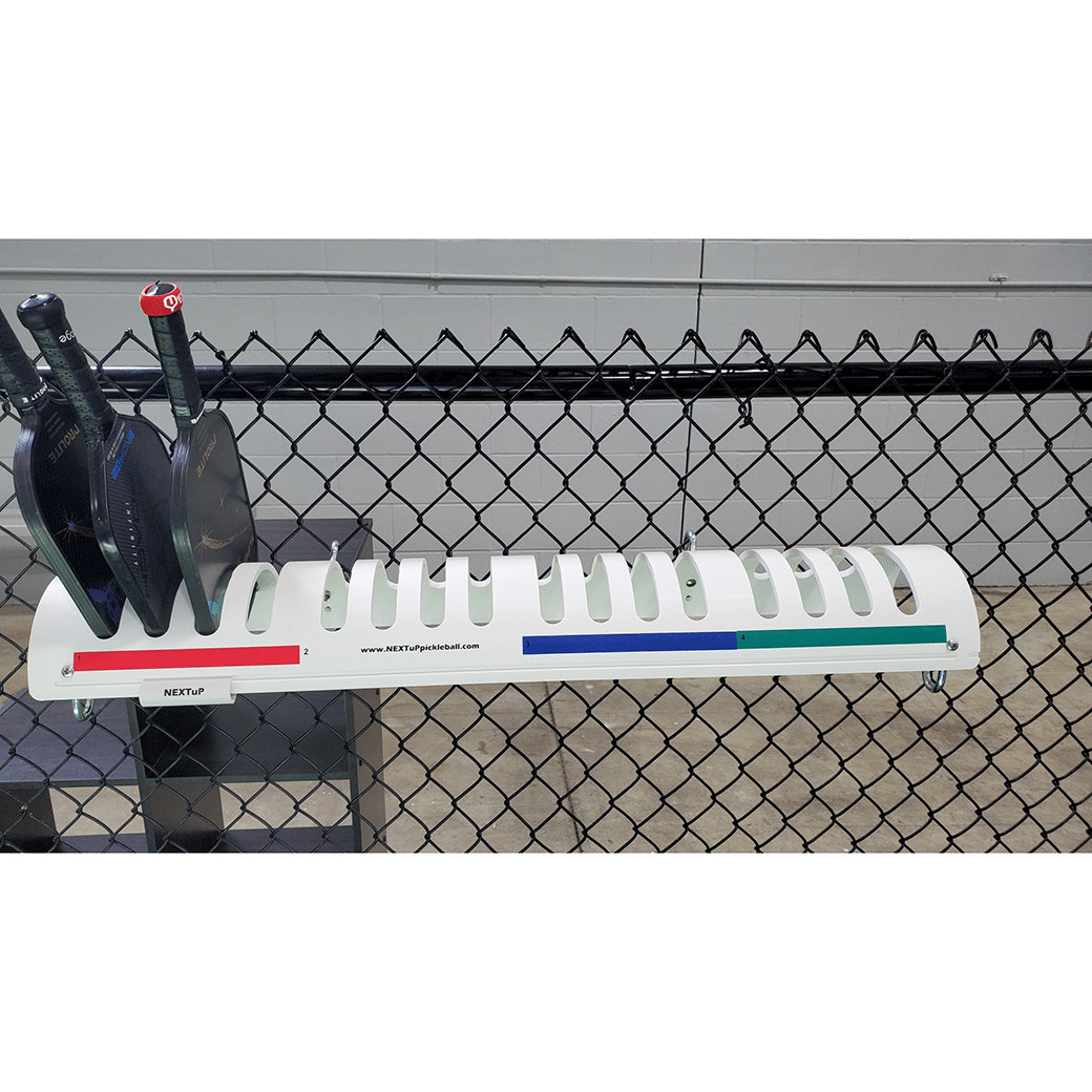 NEXTuP All-N-One PVC Paddle Rack Rotation System - OnCourt OffCourt