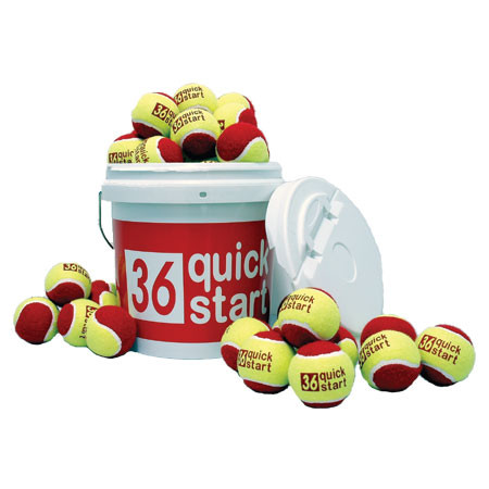 Quick Start Red Felt Tennis Balls - Youth Tennis Balls | OnCourt