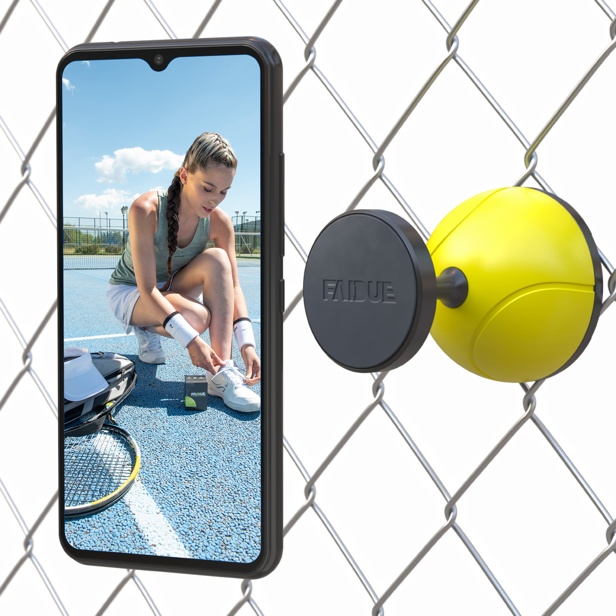 Support de téléphone réglable, stabilisateur de téléphone (sangle de Support de téléphone réglable, stabilisateur de téléphone (sangle de