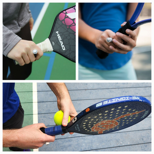 Pickleball grip training aid for beginners