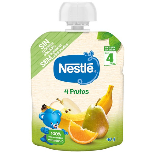 Nestlé naturnes 4 frutas bolsita 90 g