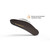 View of the top of a single Superfeet Casual Men's Easyfit Insole with thumbs-up icon and text that says Doctor-recommended Superfeet shape.