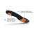 Bottom view of Superfeet Run Cushion Medium Arch right insole with patented Adaptive Comfort Technology(tm) flexes with the foot and responsive forefoot zone blends cushioning & rebound