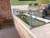 Flange Mount, architectural mounting for Partitions, sneeze guard posts and many endless applications