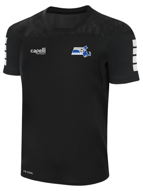 TRIBECA SHORT SLEEVE TRAINING TOP BLACK  - MSRC