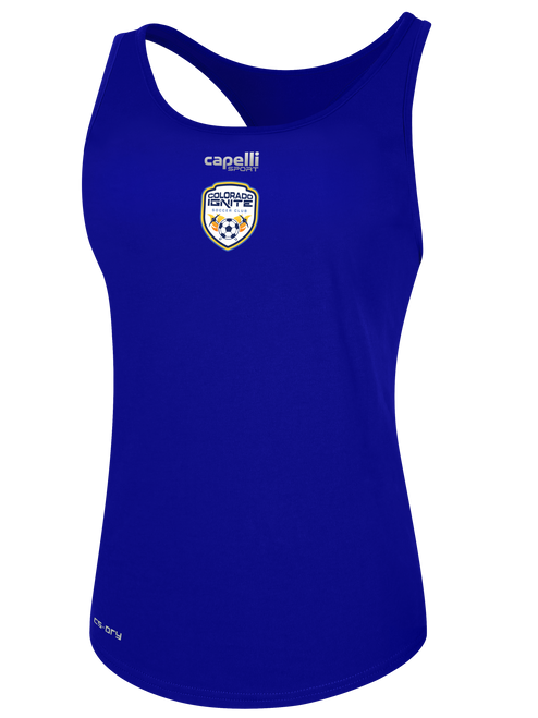 COLORADO IGNITE BASICS RACER BACK TANK ROYAL BLUE