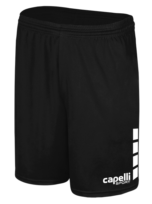 FDB TEAM MATCH SHORTS BLACK WHITE 