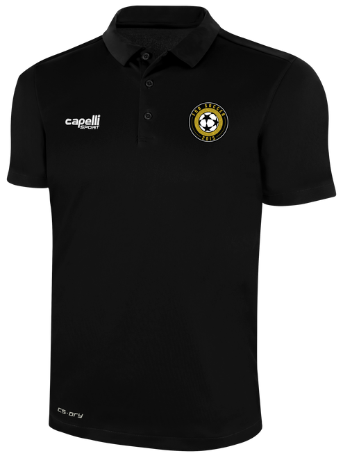 FDB CLASSICS POLY POLO BLACK WHITE