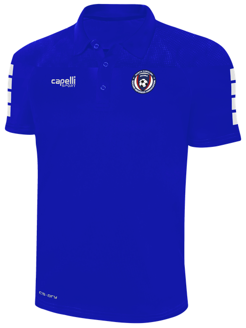 REFEREE TRIBECA POLY POLO ROYAL BLUE  - NCSRA