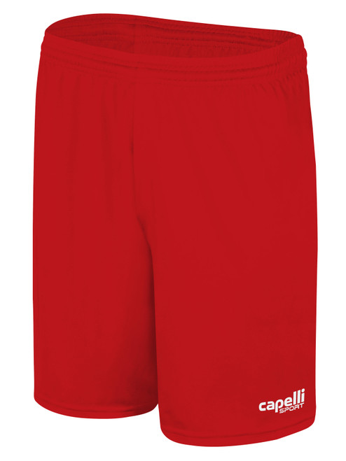 CHAOS FC TEAM MATCH SHORTS RED WHITE