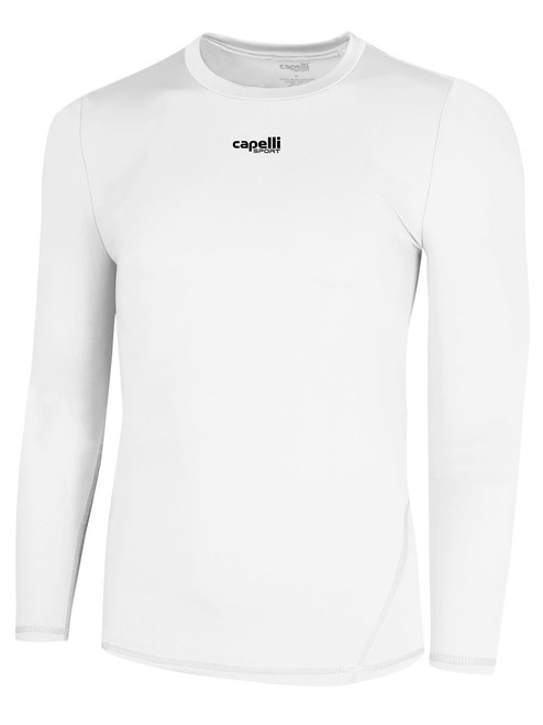 CHAOS FC LONG SLEEVE PERFORMANCE TOP WHITE