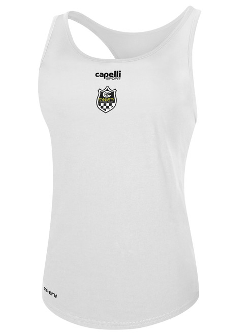 CENTRAL COAST DYNASTY FC BASICS RACER BACK TANK WHITE