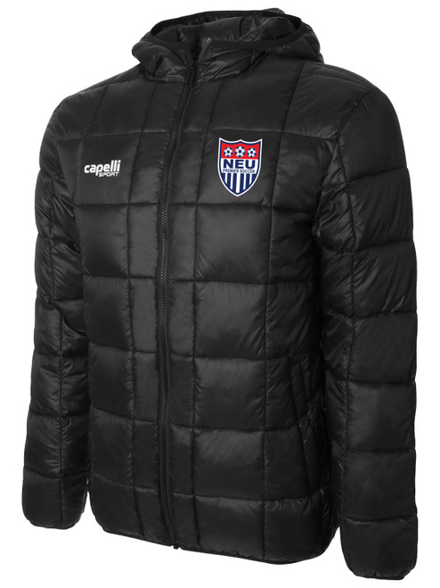 NORTHEAST UNITED PREMIER SC BASICS LIGHT WEIGHT JACKET BLACK WHITE