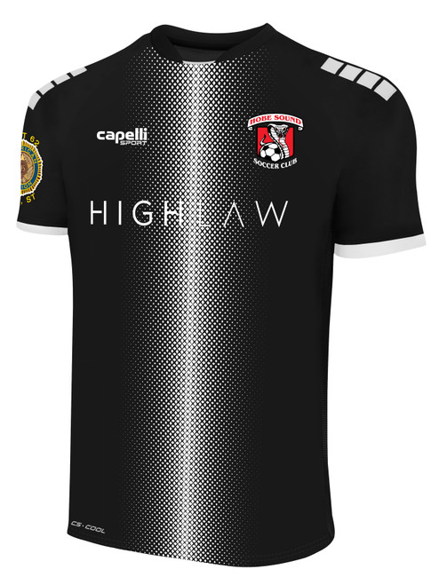 HOBE SOUND SC MADISON II RHOMBUS JERSEY BLACK WHITE -KIT