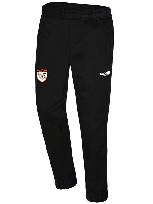 WATERTOWN FC  FLEECE SWEATPANT BLACK WHITE