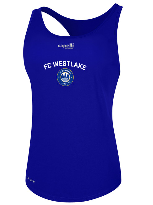 FC WESTLAKE RACER BACK TANK ROYAL BLUE