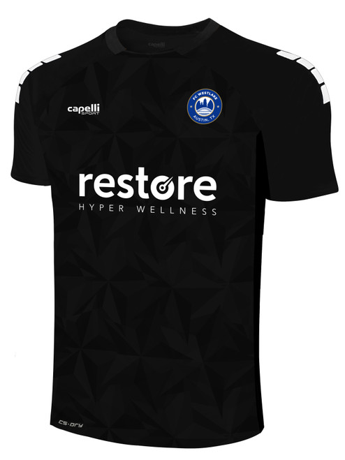 FC WESTLAKE COMPETITIVE PITCH STAR JERSEY BLACK WHITE -KIT