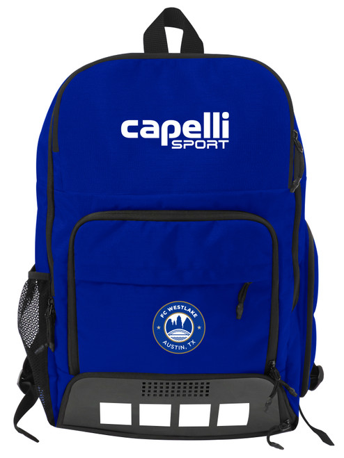 FC WESTLAKE ELITE PITCH I TEAM BACKPACK ROYAL BLUE WHITE -KIT