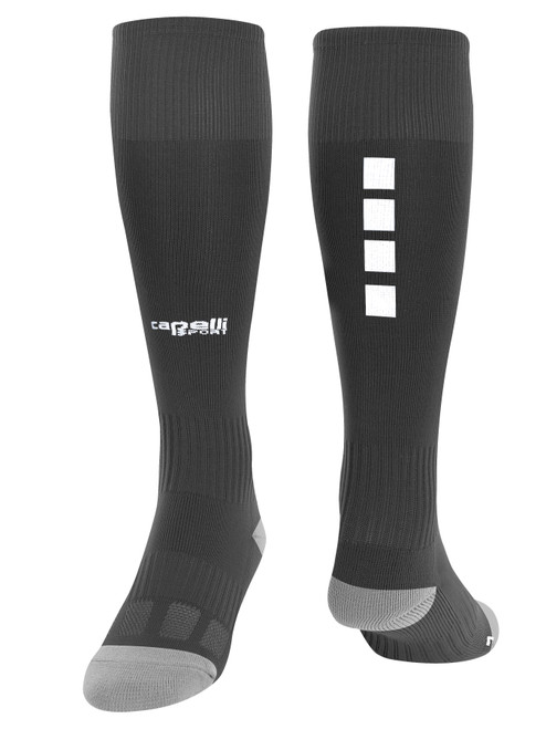 FC WESTLAKE ELITE 4 CUBE MATCH SOCKS DARK GREY WHITE -KIT