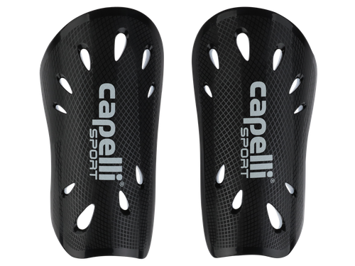 ROCKBRIDGE UNITED LIGHT WEIGHT SHIN GUARDS BLACK WHITE
