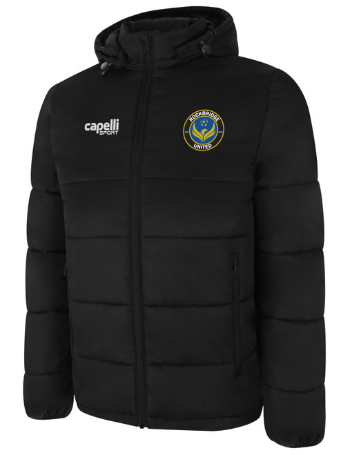 ROCKBRIDGE UNITED BASICS WINTER JACKET BLACK WHITE