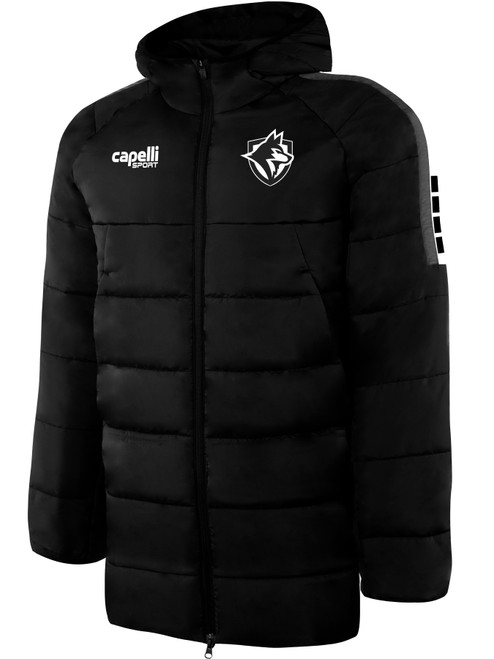 DIABLO VALLEY MADISON STADIUM JACKET BLACK WHITE