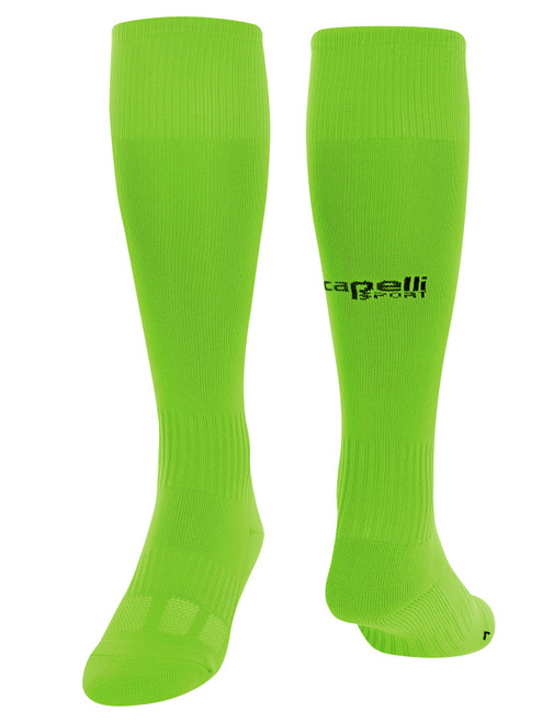 NORTH  TEXAS CELTIC FC  CS II MATCH SOCKS NEON GREEN BLACK
